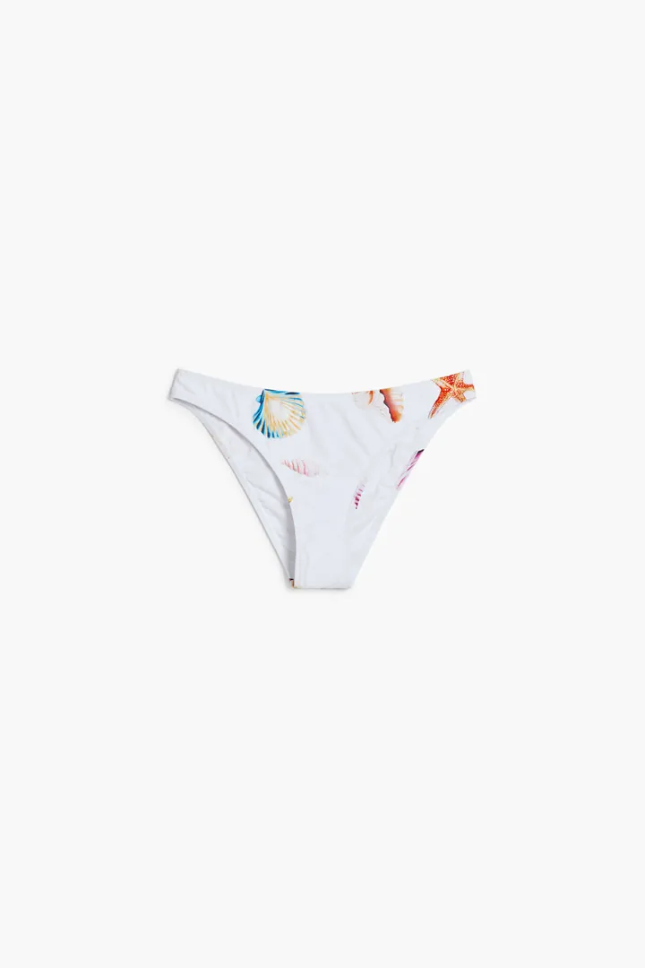 Desigual, Braguita bikini conchas, Blanco, L