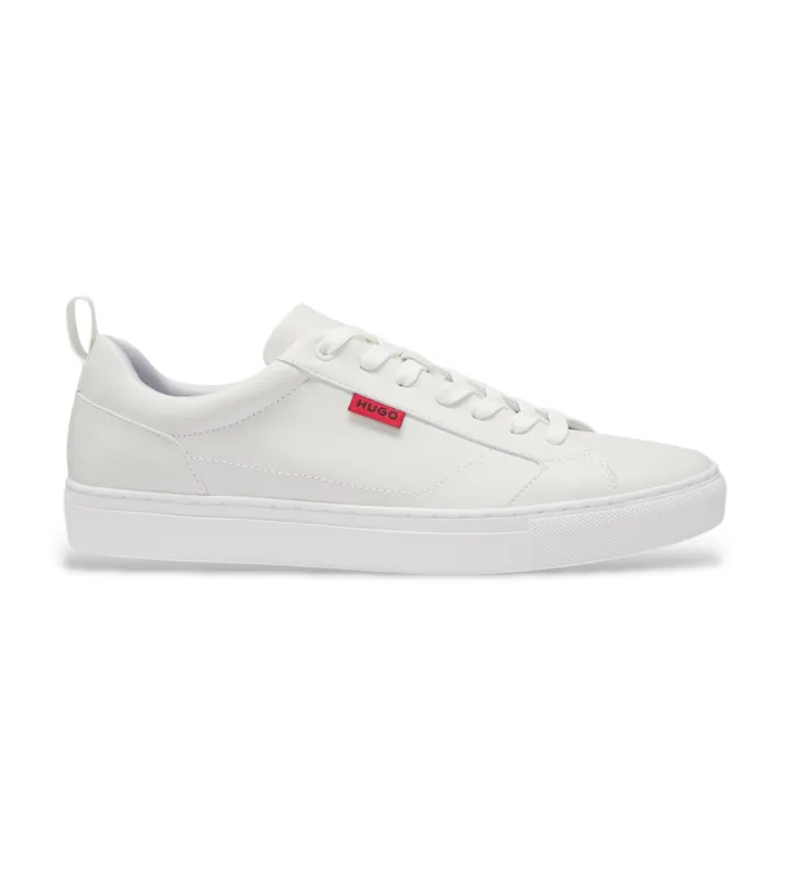 HUGO para hombre. 50541210 Zapatillas Morrie blanco (40), Plano, Cordones, Casual