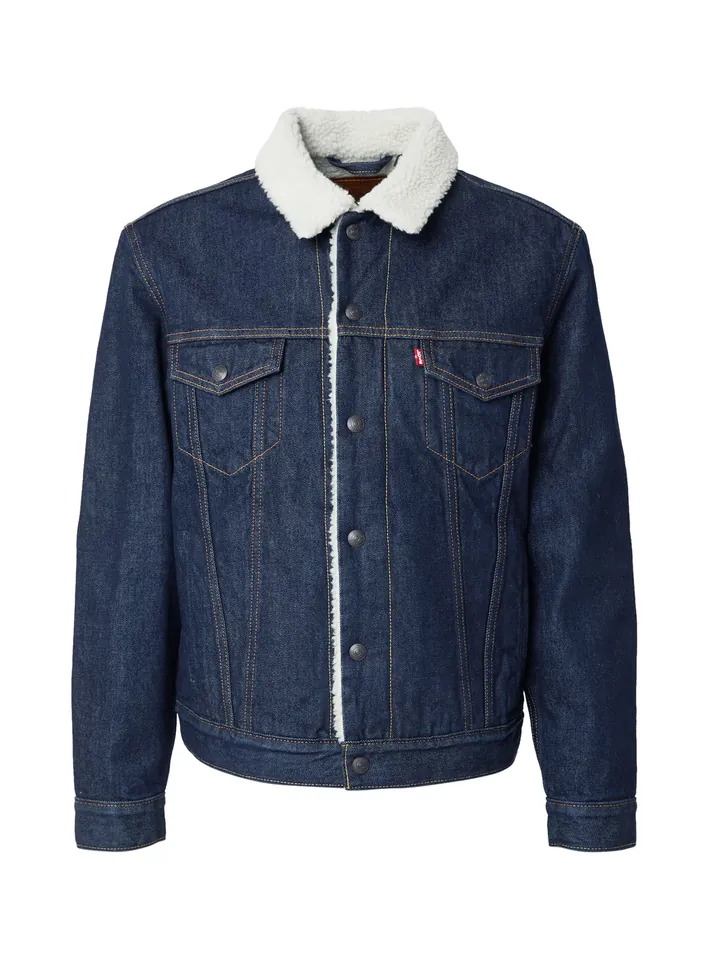 LEVI'S ® Chaqueta de entretiempo 'Type III Sherpa Trucker'  azul denim
