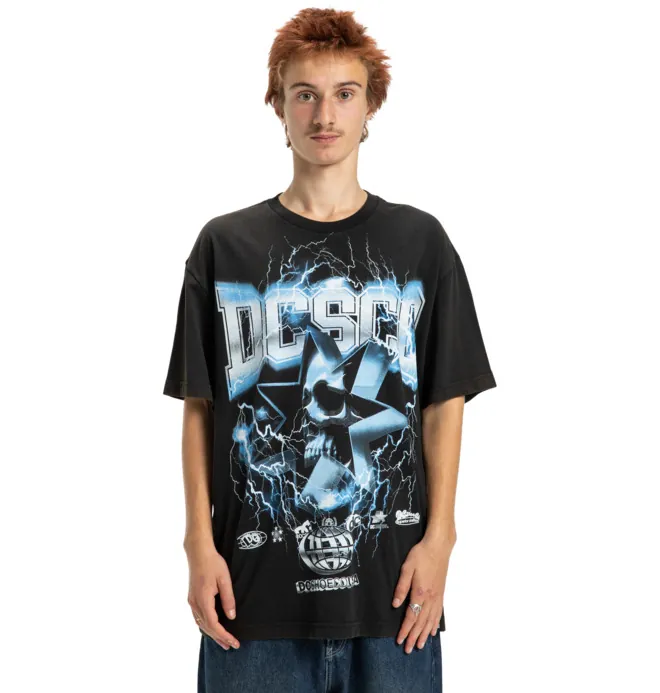 Skull Shock - Camiseta de manga corta Negro hombre