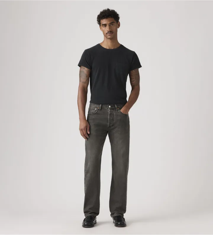 Levi's para hombre. 00501-3783 Jeans 501 Original negro (32/32), Casual, Algodón, Denim