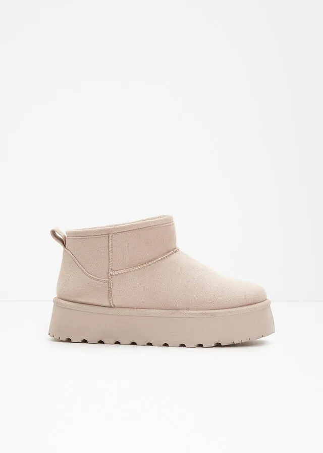 Botas de plataforma forradas