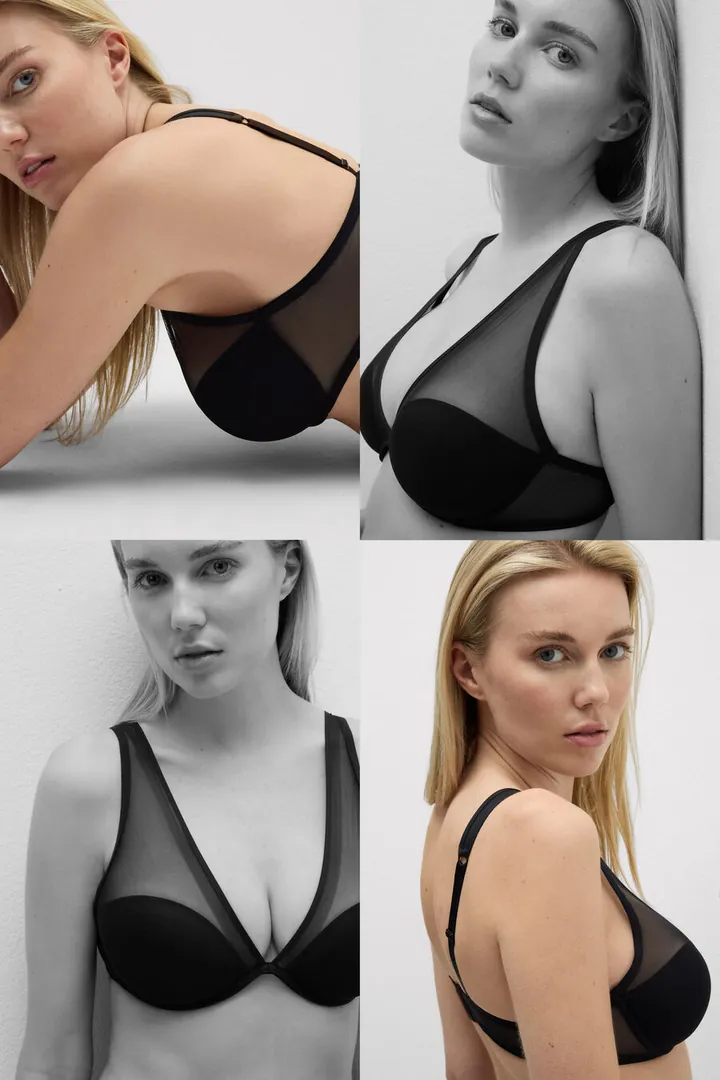 Intimissimi Sujetador Balconette Elena Invisible Touch Mujer Marrón Tamaño 80B
