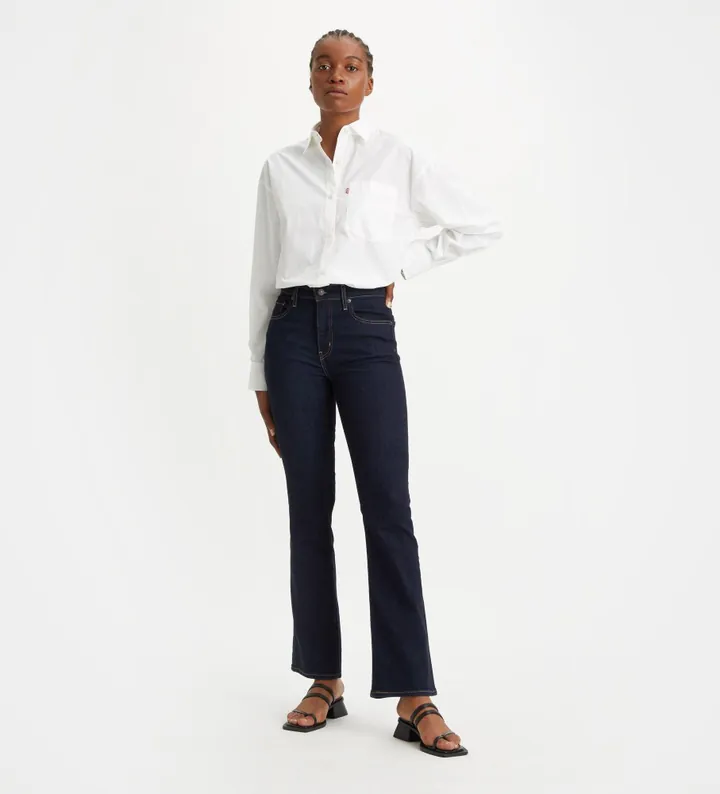Levi's para mujer. 18759-0122 Jeans 725 Bootcut marino (28/32), Casual, Algodón, Denim, Sostenible