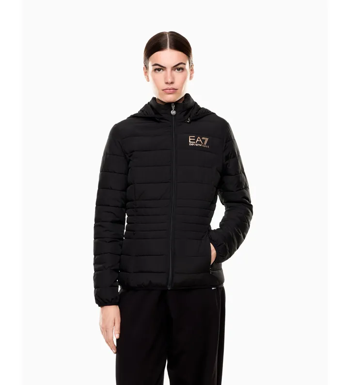 EA7 para mujer. 8NTB23_TNF8Z Chaqueta Train Core Lady negro (L), Casual, Deportivo, Poliéster