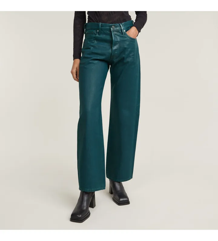 G-Star para mujer. D25372-D436-G760 Jeans Bowey 3D Boyfriend verde (28/30), Casual, Denim, Algodón Orgánico, Sostenible