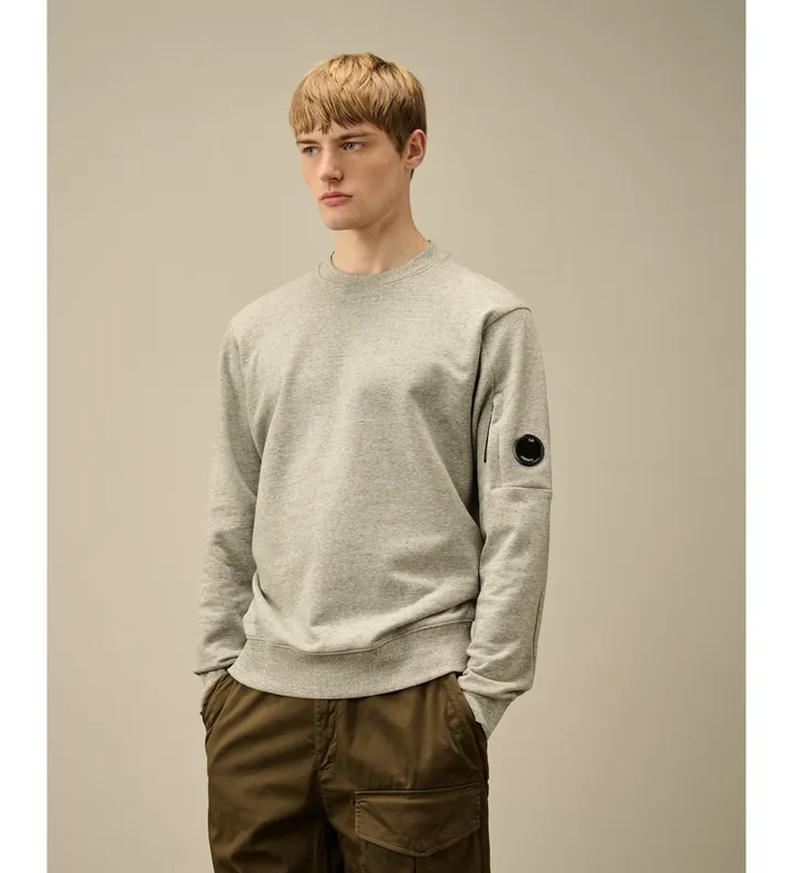 C.P. Company para hombre. RCCMSS713A005086W Jersey Diagonal Raised gris (L), Casual, Algodón