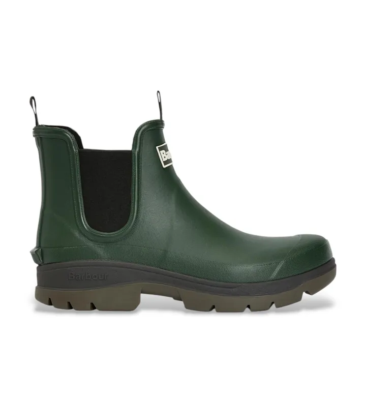 Barbour para hombre. MRF0028 Botines Nimbus verde (41), Plano, Ninguno, Casual