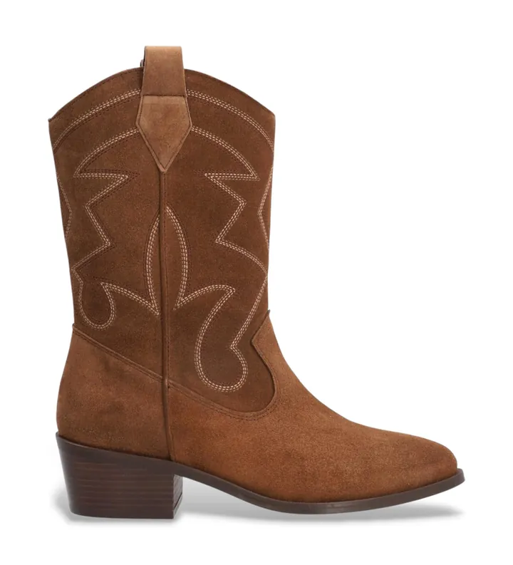 Alpe para mujer. 538611 Botas de Piel Queens marrón (37), 3 a 5cm, Ninguno, Casual