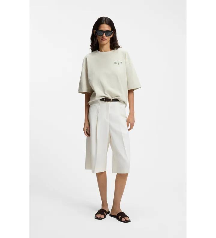 BOSS para mujer. 50559835 Pantalón Talarina blanco roto (34), Casual