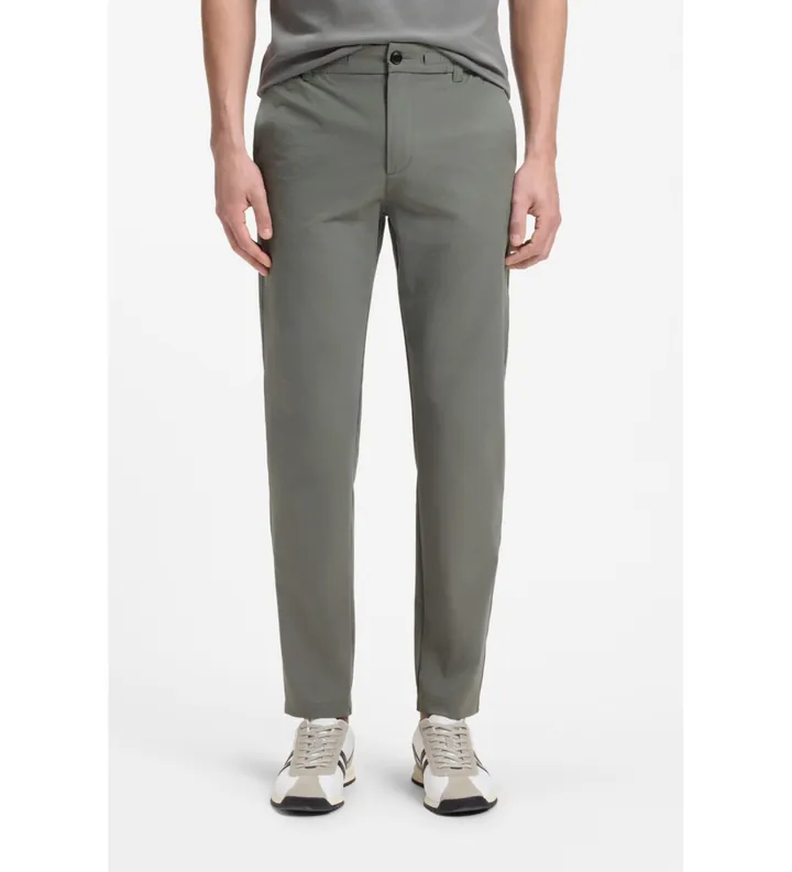 BOSS para hombre. 50562178 Pantalón Chino Tapered gris (32/36), Casual, Algodón