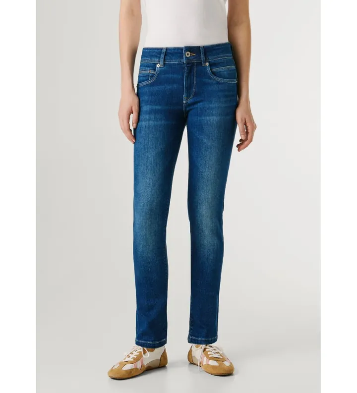 Pepe Jeans para mujer. PL20506284UA Jeans Slim Iconic Brooke azul (28/32), Casual, Algodón, Denim