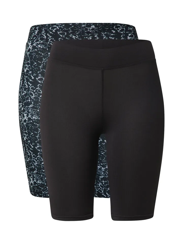 Urban Classics Leggings negro / blanco