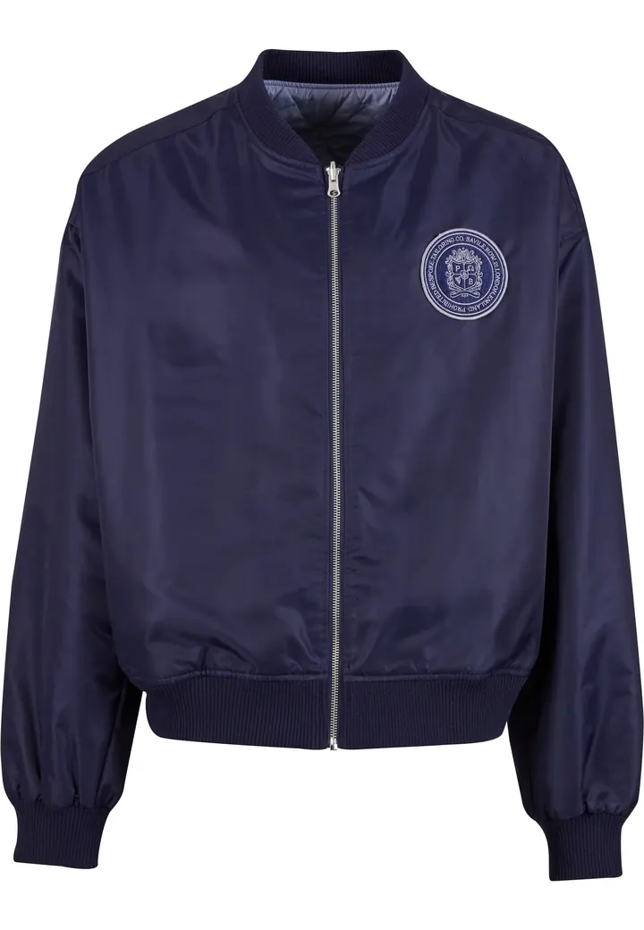 Prohibited Chaqueta de entretiempo 'Primrose' navy / azul claro / blanco
