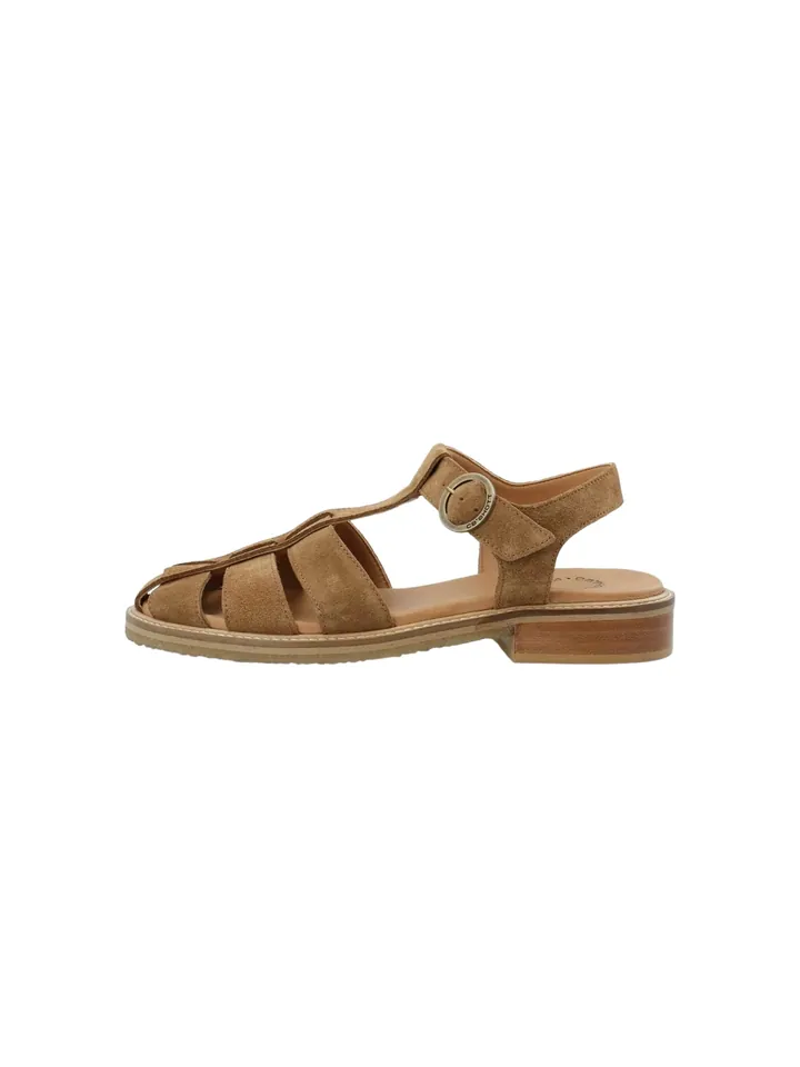 Ca'Shott Sandalias con hebilla 'Casgrace' marrón claro