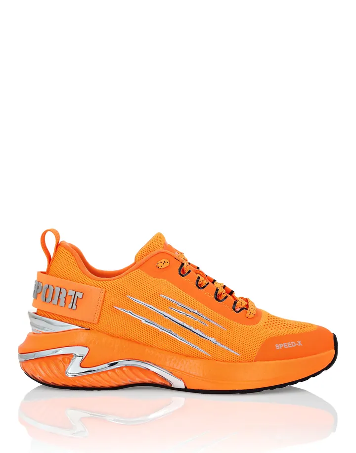 Plein Sport Zapatillas deportivas bajas  naranja / negro / plata