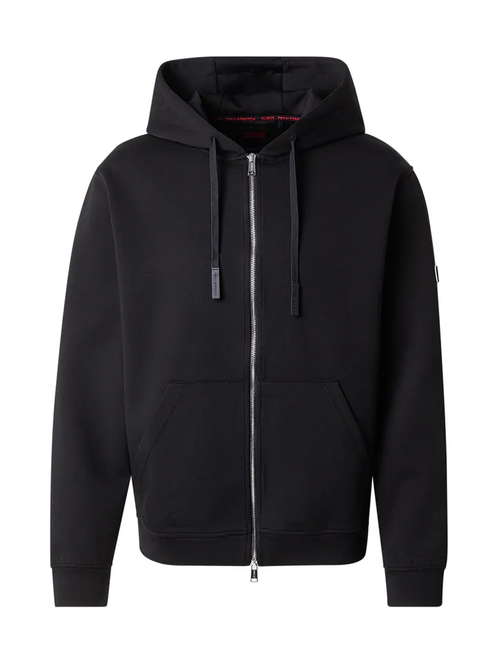 GUESS Sudadera con cremallera  negro