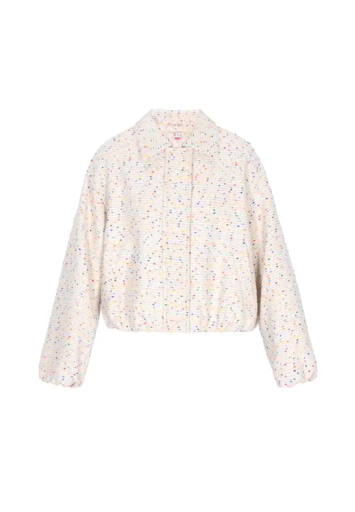 IZIA Chaqueta de entretiempo mezcla de colores / offwhite