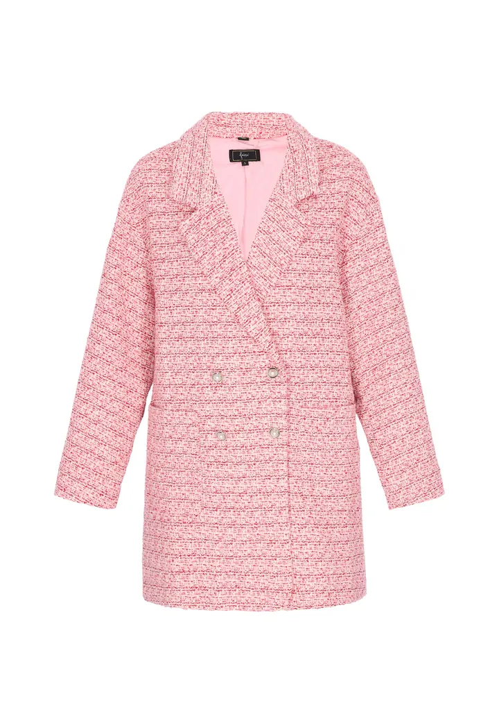 faina Abrigo de entretiempo 'Festive' rosa