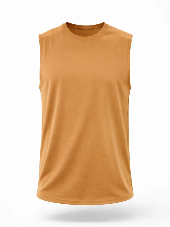 PANTONECLO Camiseta 'Pantoneclo Men’s Gym Vest' amarillo moteado