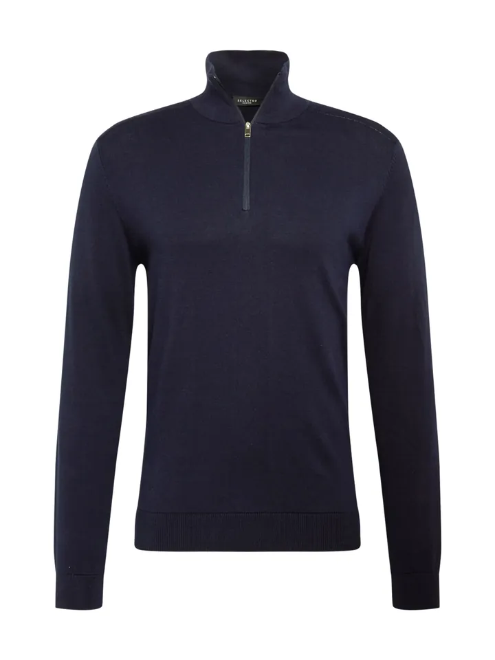 SELECTED Jersey 'Berg' marino