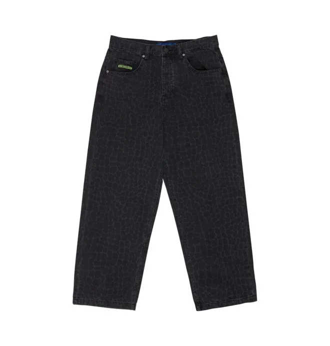 Baggy Denim Snake - Vaquero de corte baggy Negro Hombre