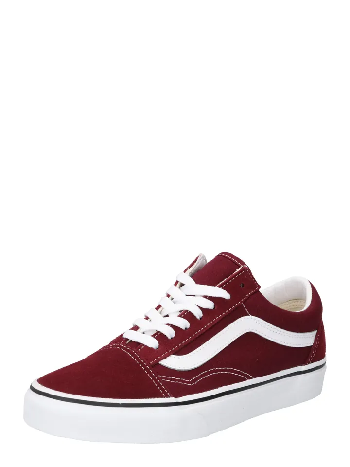 VANS Zapatillas deportivas bajas 'Old Skool' rojo oscuro / blanco