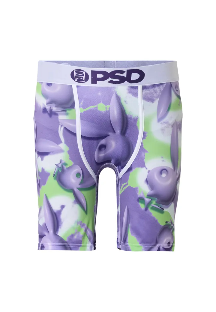 PSD Calzoncillo boxer verde hierba / azul violaceo / blanco