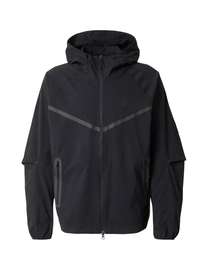 Nike Sportswear Chaqueta de entretiempo  gris / negro