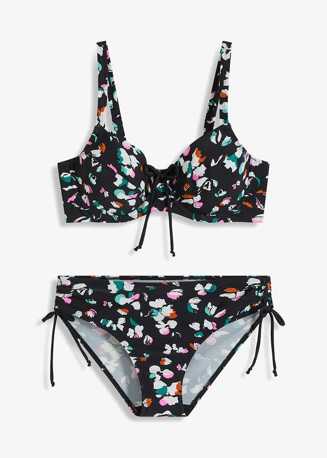 Bikini reductor con cinta para anudar (2 piezas)