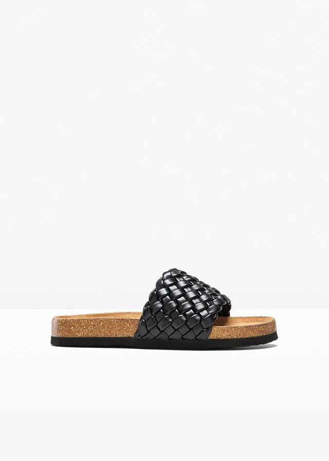 Mules con aspecto trenzado