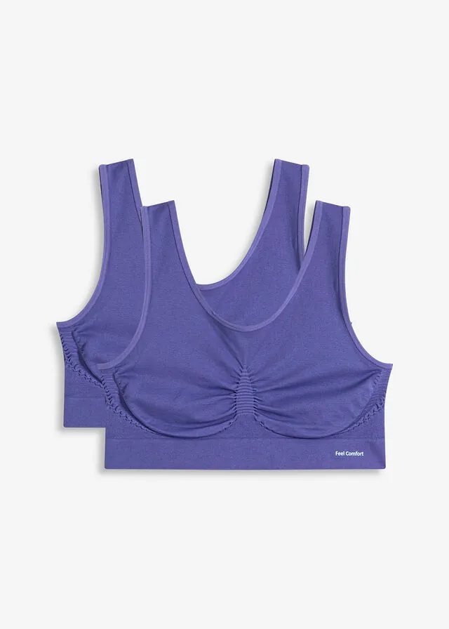 Bustier Feel Comfort sin costuras (2 unidades)