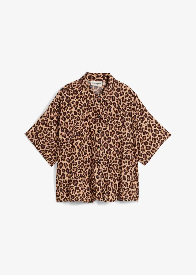 Blusa de viscosa fluida