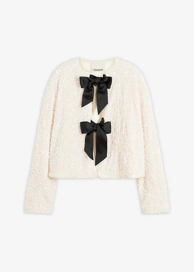 Chaqueta corta de lentejuelas
