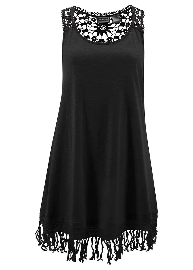 Vestido de playa de viscosa fina