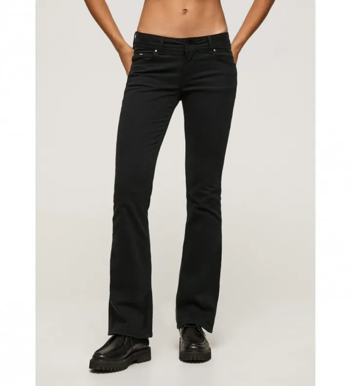 Pepe Jeans para mujer. PL211551U91 Jeans New Pimlico negro (31/32), Casual, Algodón