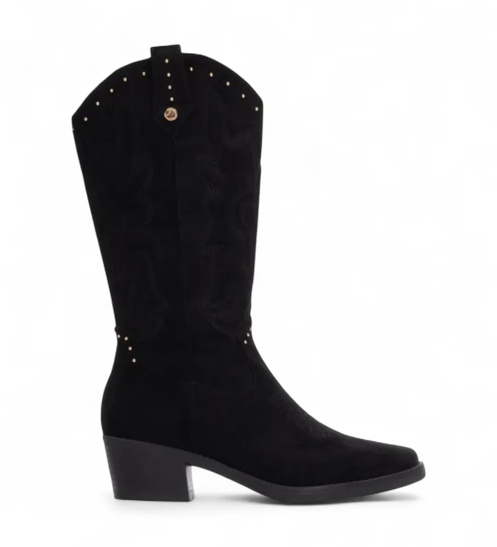 Xti para mujer. 13056901-NEGRO Botas 130569 negro (36), 3 a 5cm, Cremallera, Casual