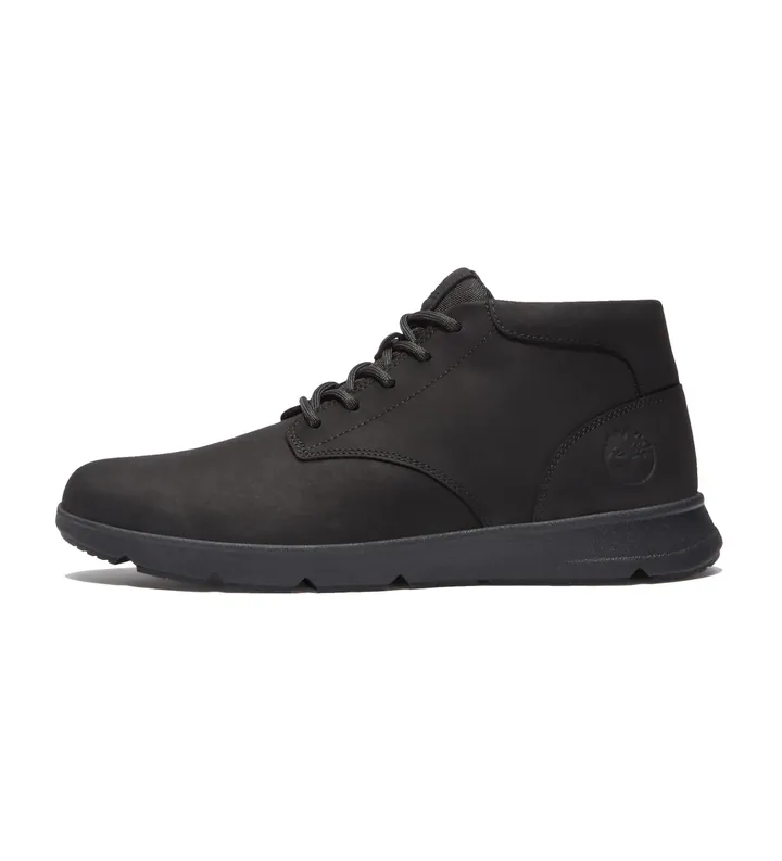Timberland para hombre. TB0A6C7TEL31 Zapatillas de Piel Parker Street negro (40), Plano, Cordones, Casual
