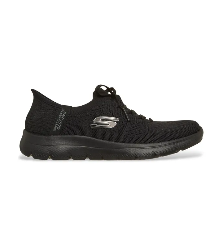 Skechers para mujer. 150263 Zapatillas Slip-ins Summits New Daily negro (36), Plano, Cordones, Casual