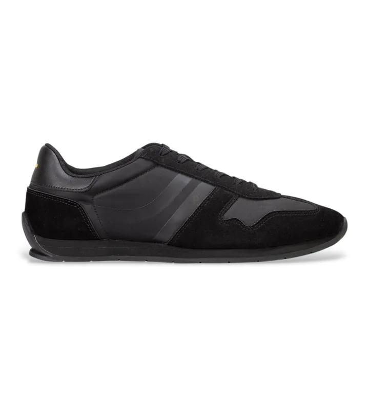 BOSS para hombre. 50562619 Zapatillas Levon negro (40), Plano, Cordones, Casual