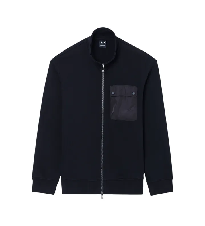A|X Armani Exchange para hombre. XM001766AF20169UC001 Sudadera Sweatshirt negro (L), Blanco, Casual, Algodón, Manga corta