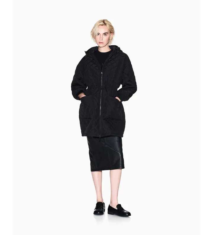 A|X Armani Exchange para mujer. XW000682AF16200UC001 Abrigo Cagan negro (XS), Casual, Poliéster