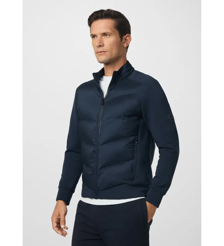 Hackett London para hombre. HM5800032 Chaqueta Sonic Hybrid marino (S), Casual, Algodón