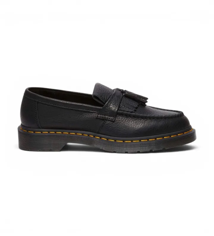 Dr Martens unisex. 31997001 Mocasines de Piel Adrian con borla negro (43), 1 a 3cm, Ninguno, Casual