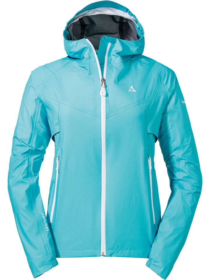 Schöffel Chaqueta de montaña 'Ryten'  turquesa / blanco