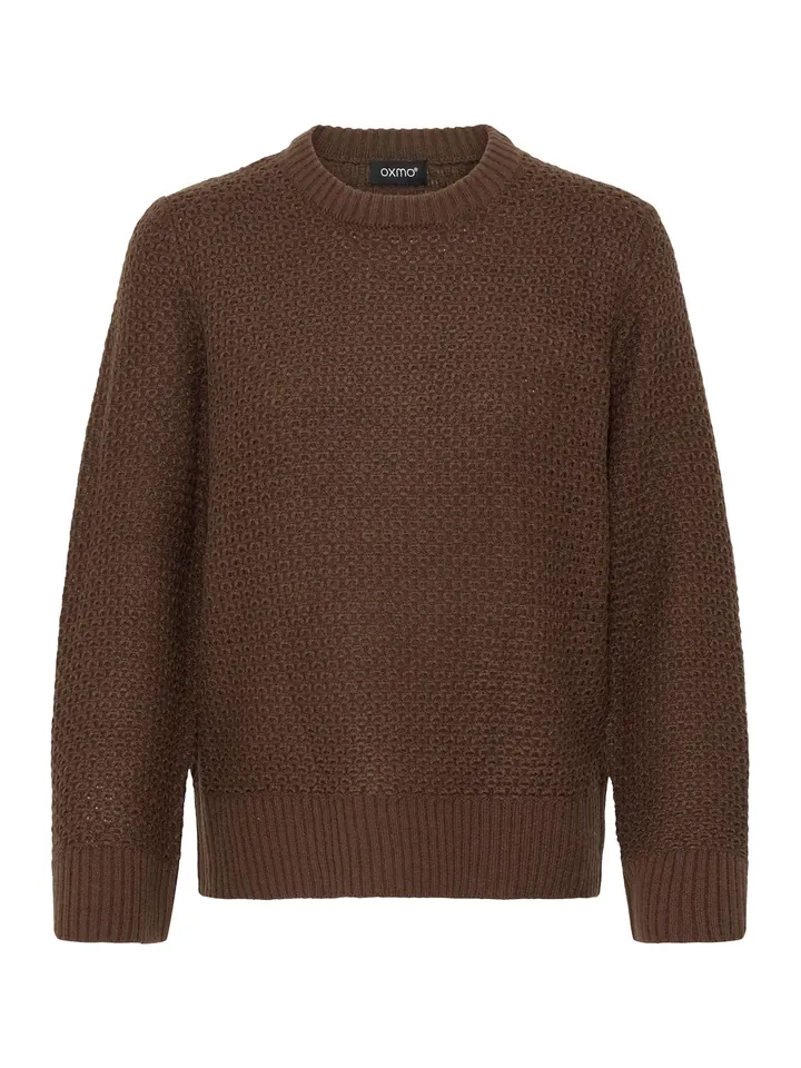 Oxmo Jersey 'Nelly' marrón oscuro
