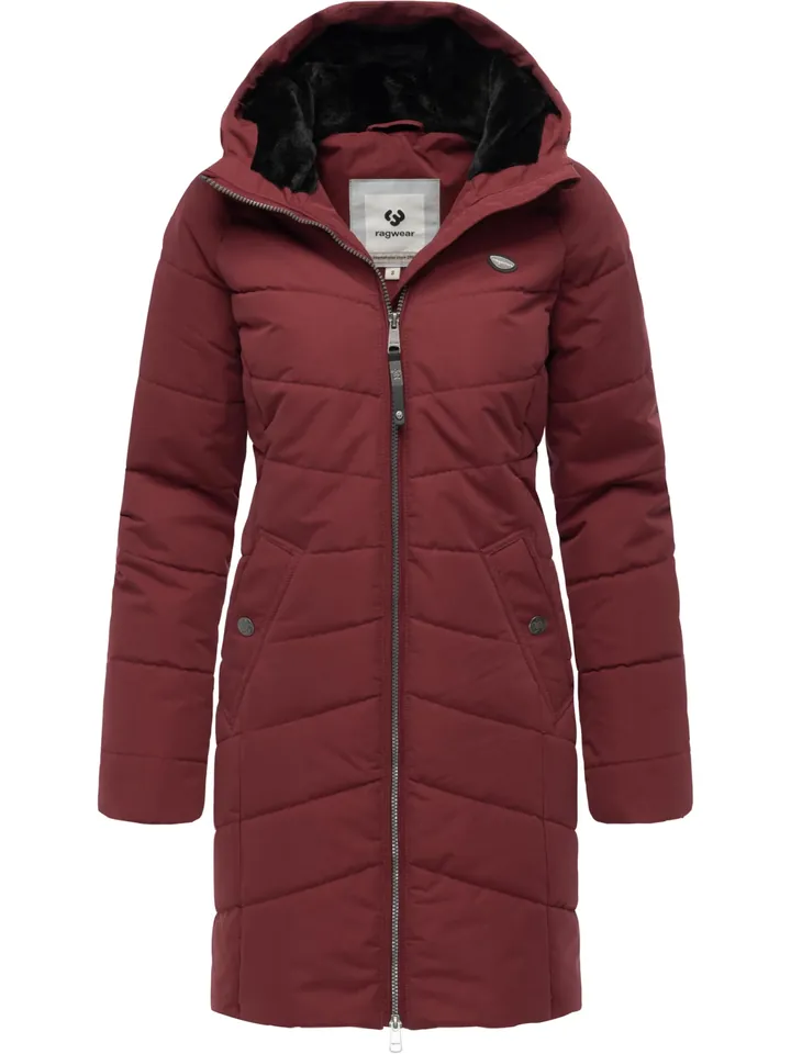 Ragwear Abrigo de invierno 'Noita' rojo vino