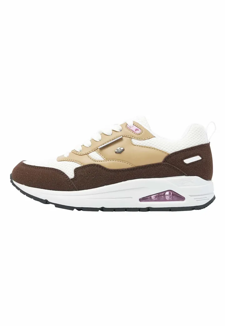 BRITISH KNIGHTS Zapatillas deportivas bajas 'LENNOX ' marrón / curry / offwhite