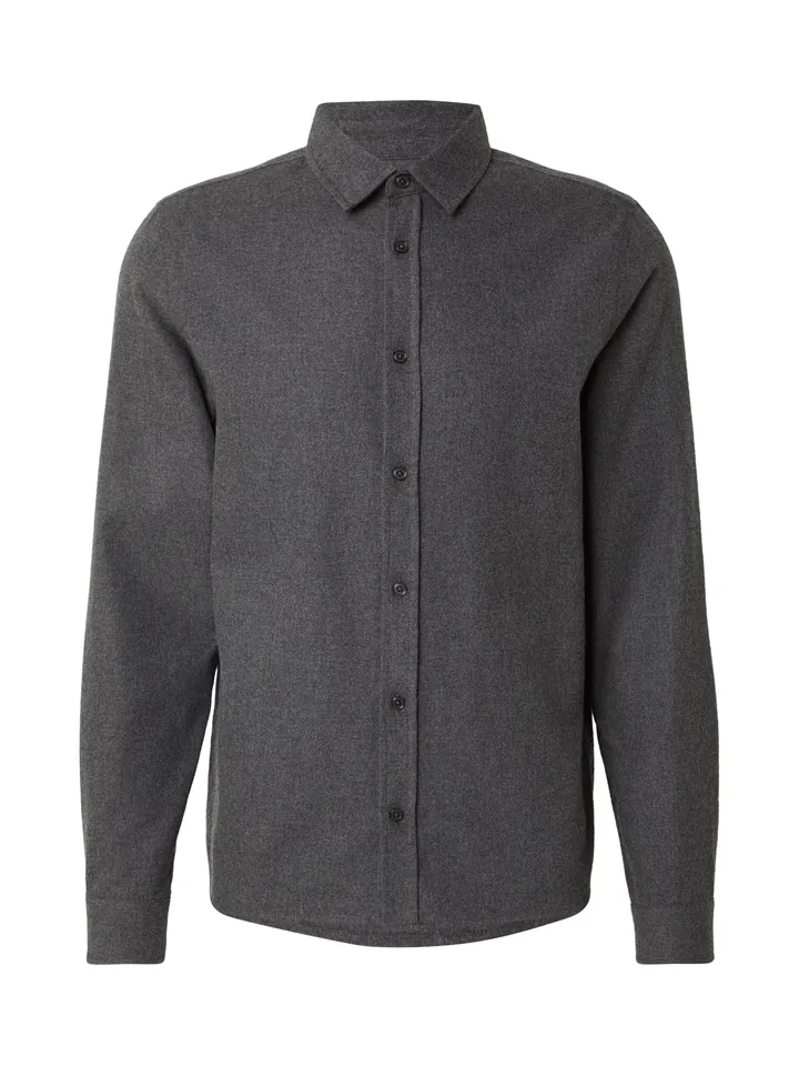 DAN FOX APPAREL Camisa 'Leopold'  gris oscuro