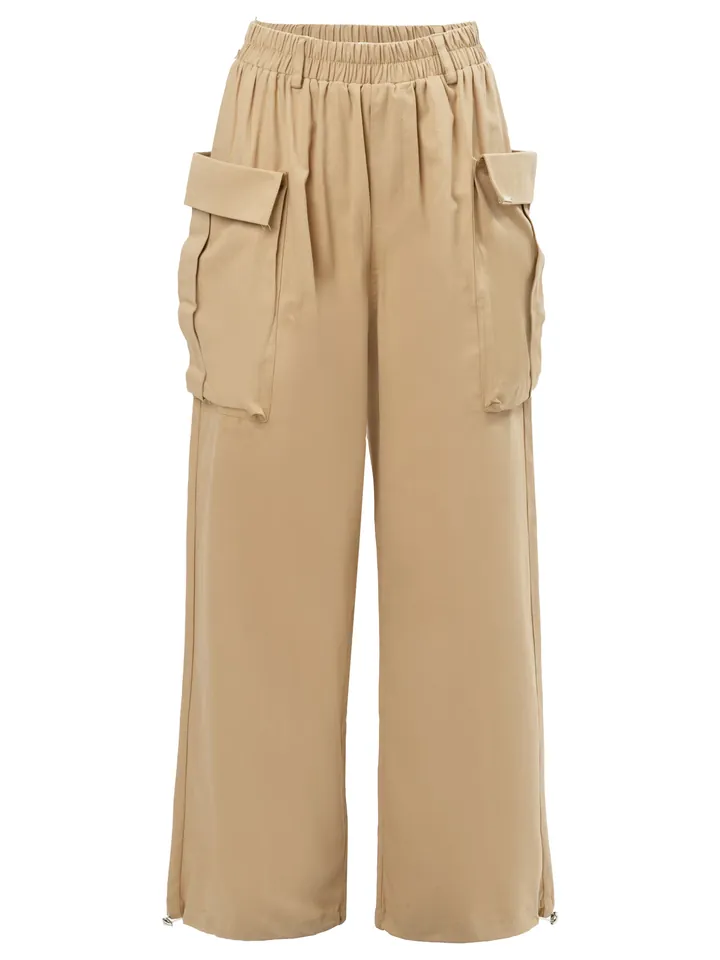 Influencer Pantalón cargo camelo